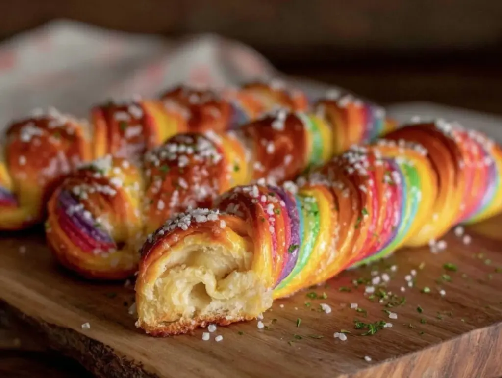Dr. Seuss Rainbow Breadsticks - featured image
