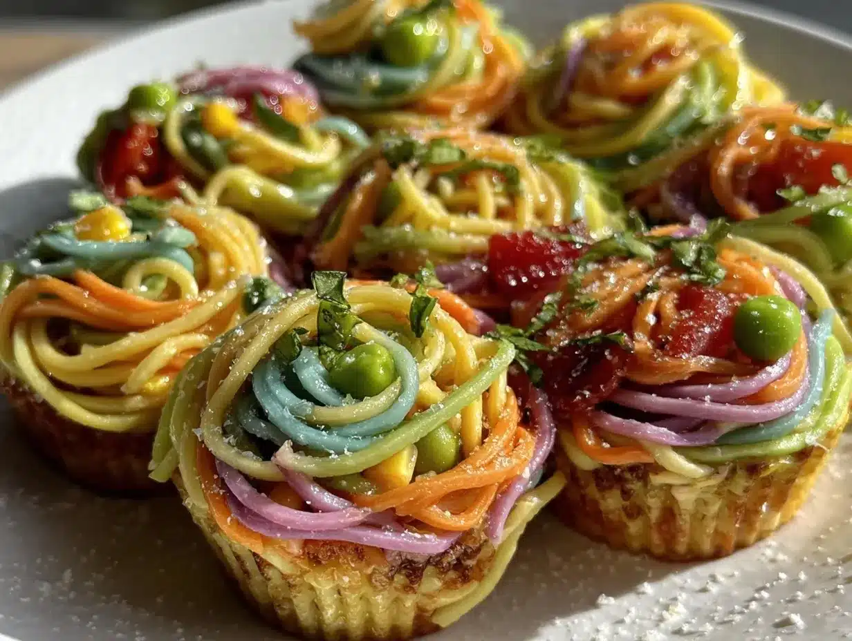 Dr. Seuss Rainbow Noodle Cups preparation steps