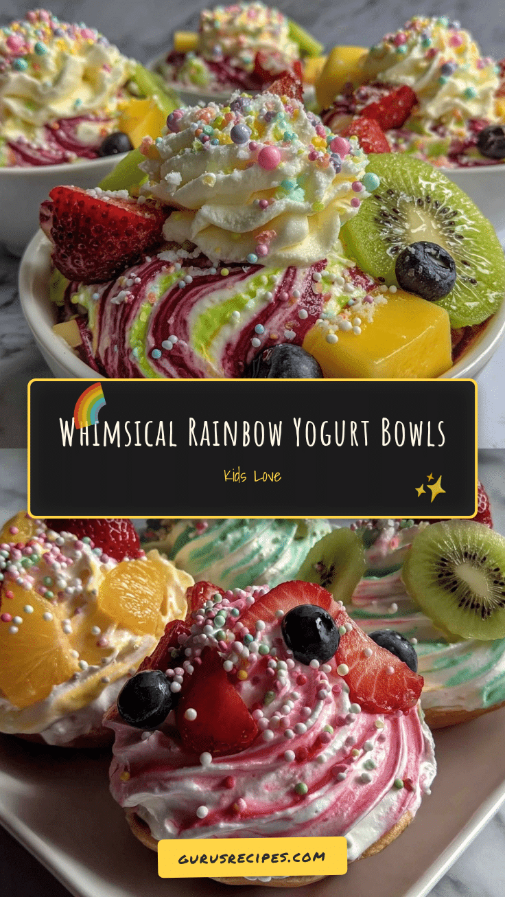 Dr. Seuss Rainbow Yogurt Bowls recipe