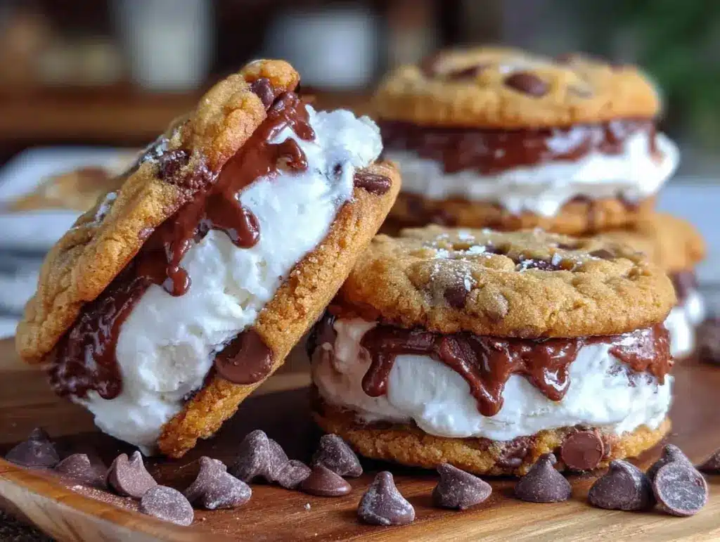 easy homemade creamy ice cream sandwiches - featured image