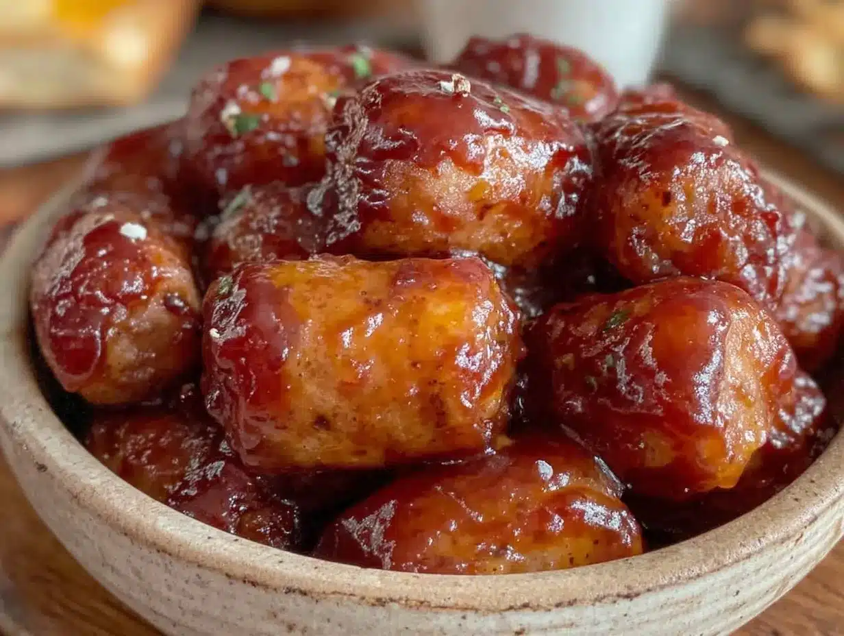 easy sticky crock pot little smokies preparation steps