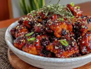 easy tender crockpot teriyaki chicken - featured image