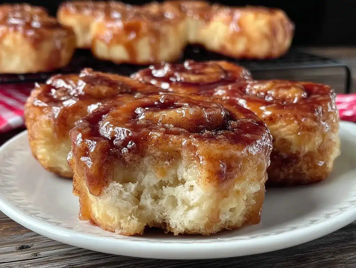 fluffy heart-shaped cinnamon rolls preparation steps