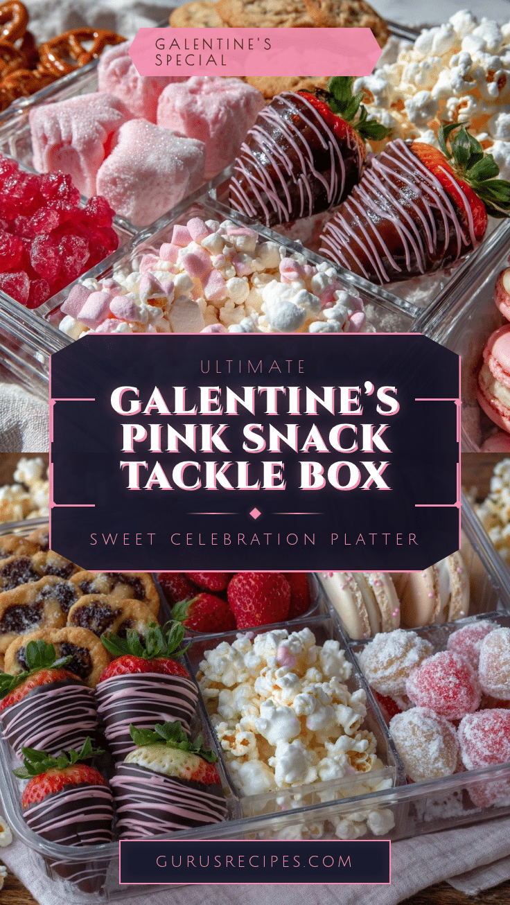 Galentine’s Pink Snack Tackle Box recipe