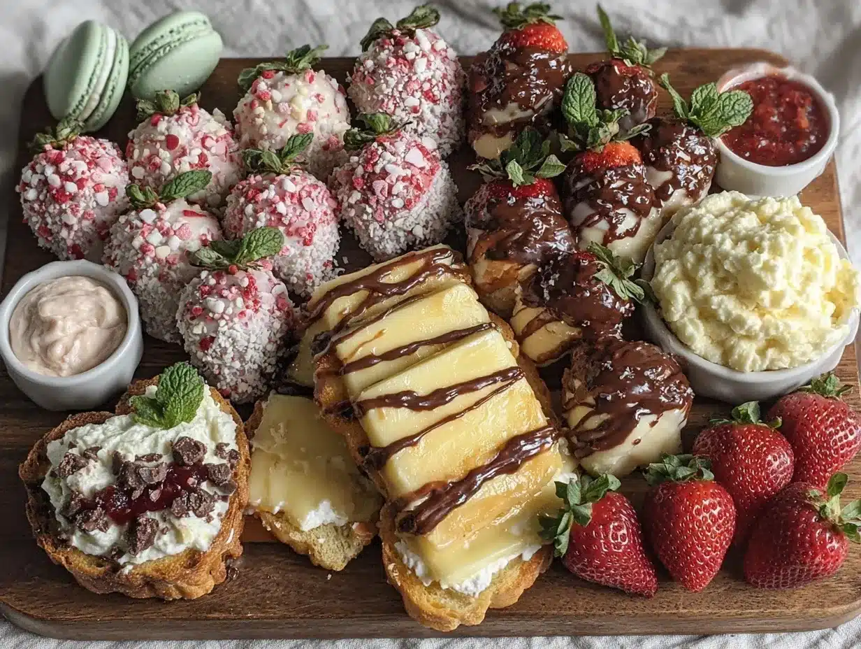 Galentine’s snack board preparation steps