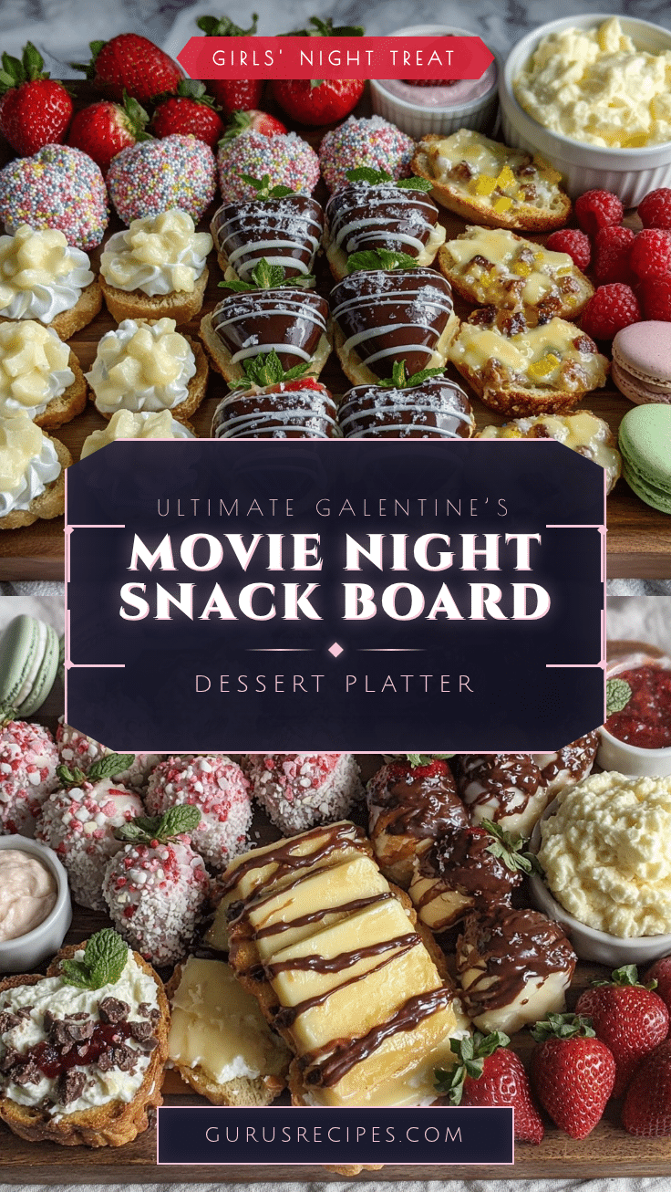 Galentine’s snack board recipe