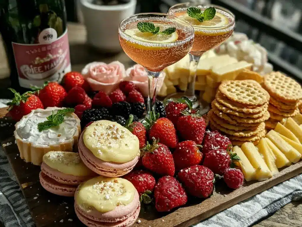 Galentine’s Sparkling Rosé Grazing Platter - featured image