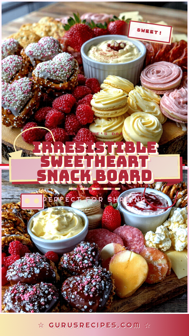 Galentine’s Sweetheart Snack Board recipe