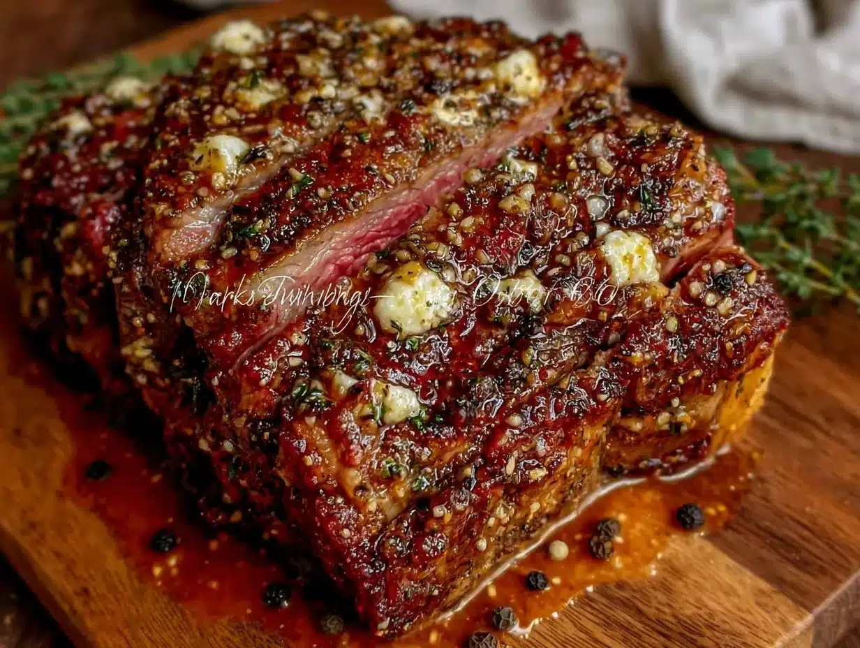 garlic butter prime rib preparation steps