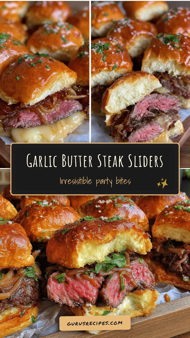 garlic butter steak sliders recipe