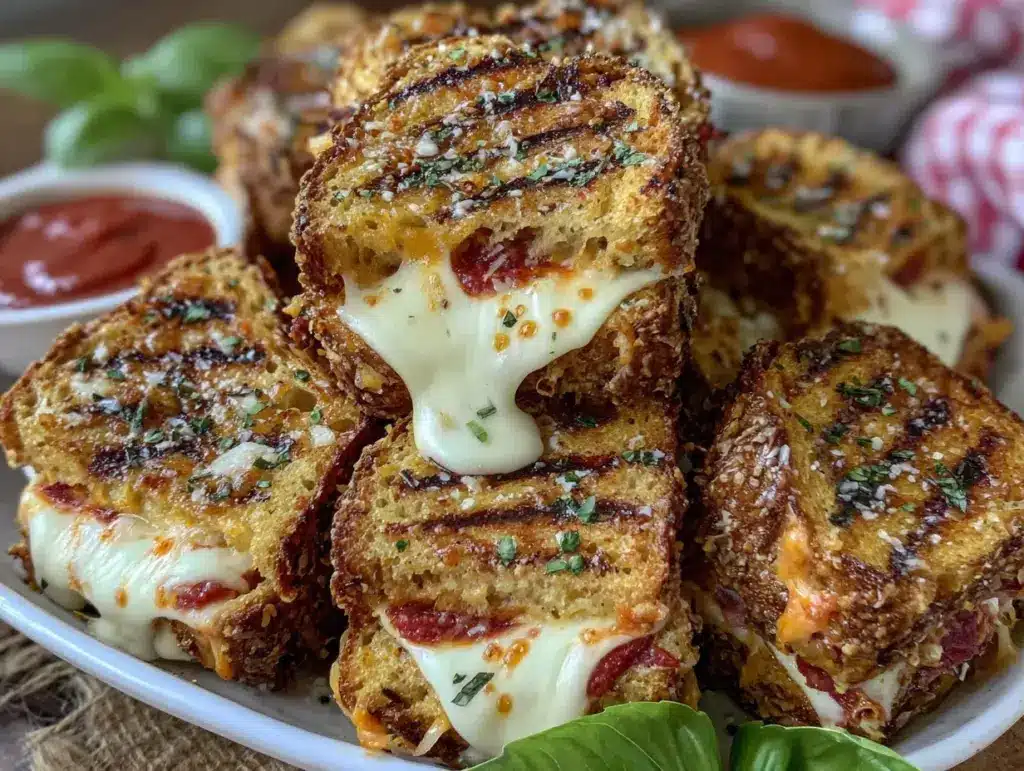 grilled cheese pizza dippers - featured image