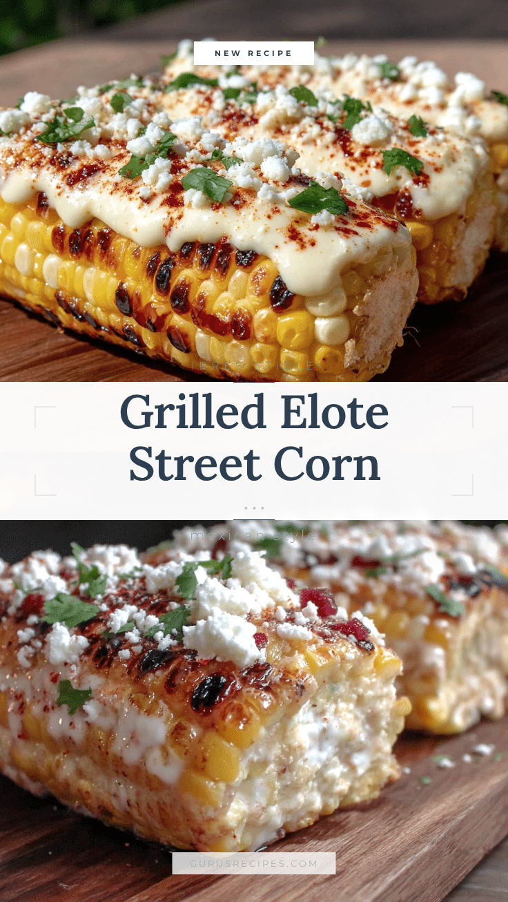 grilled elote Mexican street corn recipe