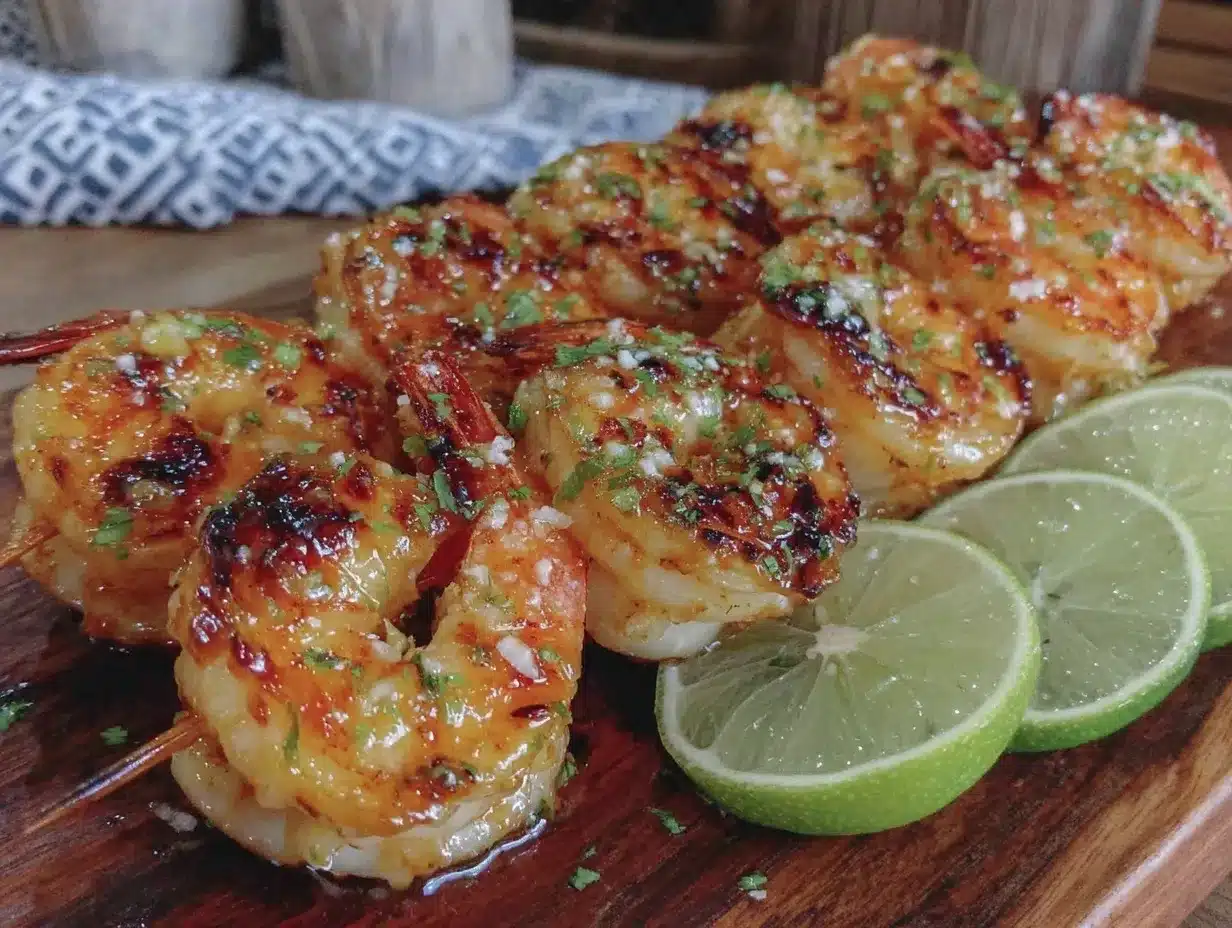 grilled shrimp skewers preparation steps