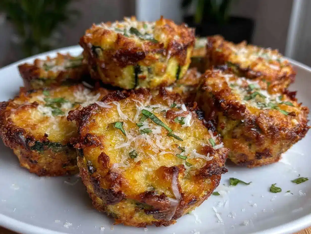 healthy baked Parmesan zucchini coins preparation steps