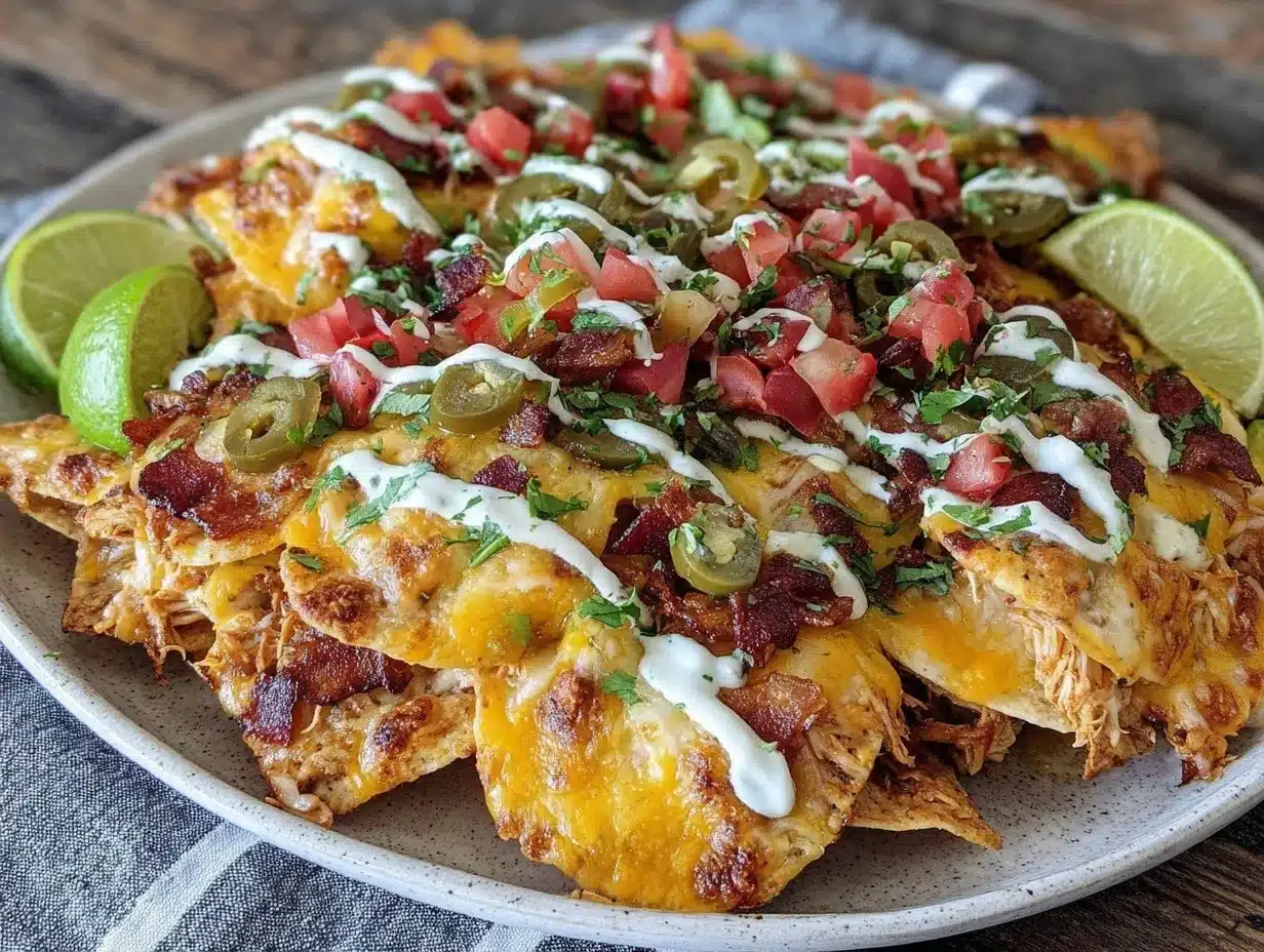 healthy baked turkey nachos preparation steps