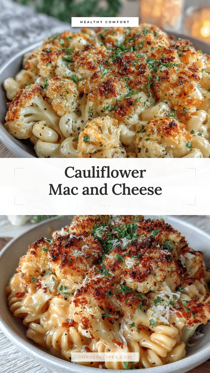 healthy cauliflower mac and cheese recipe