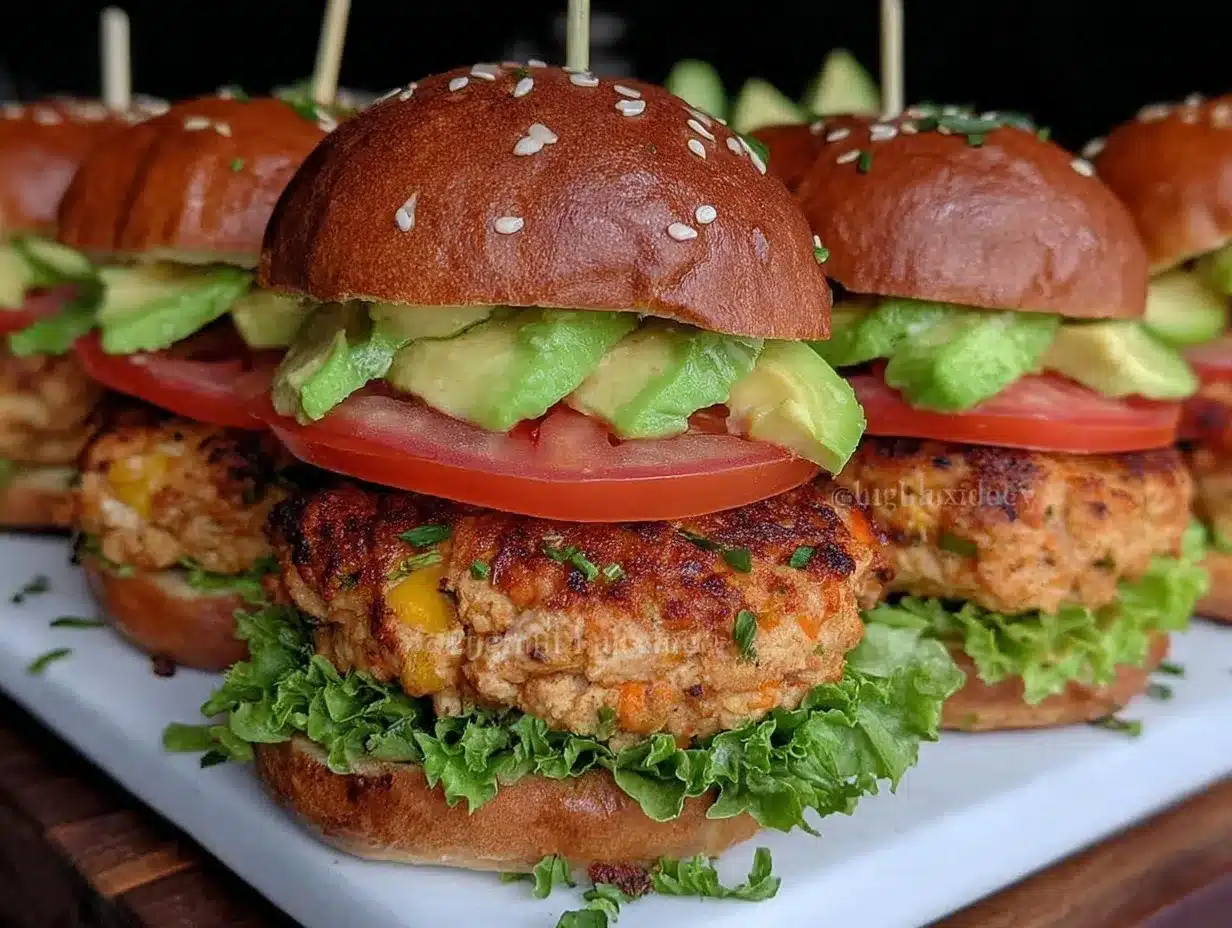 healthy turkey veggie sliders preparation steps