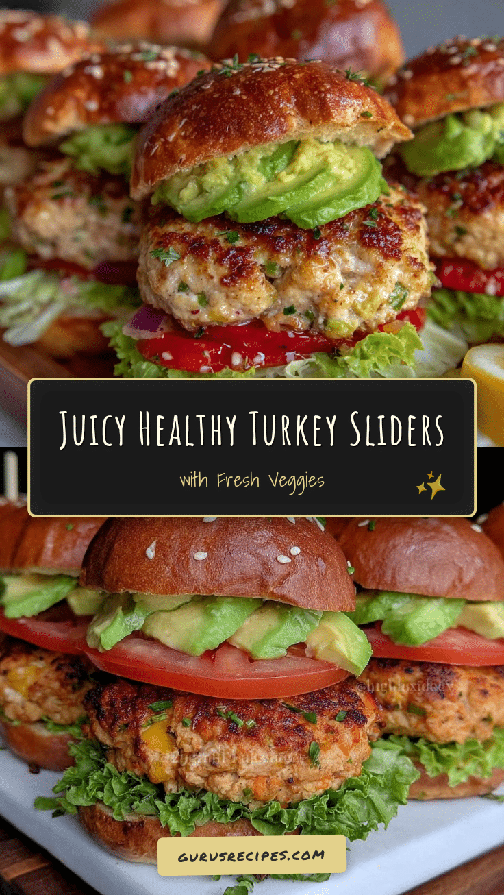 healthy turkey veggie sliders recipe