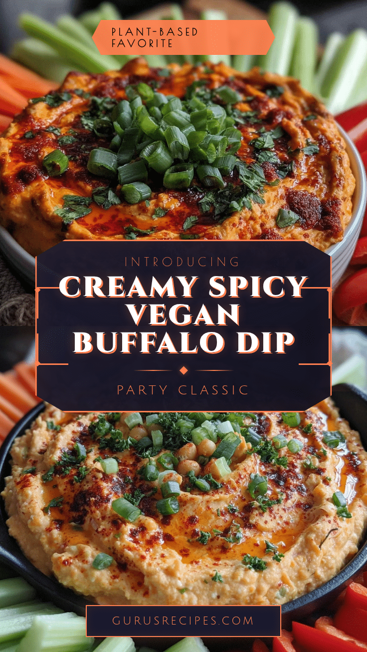 healthy vegan buffalo dip recipe