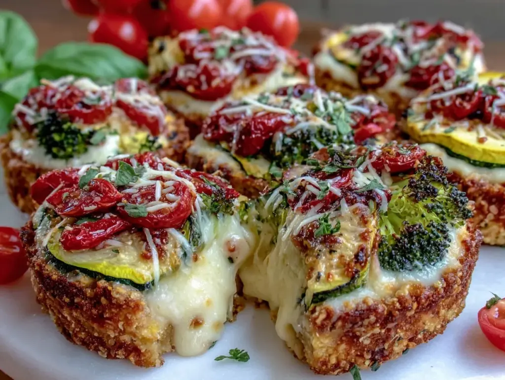 Healthy Veggie Pizza Bites - featured image