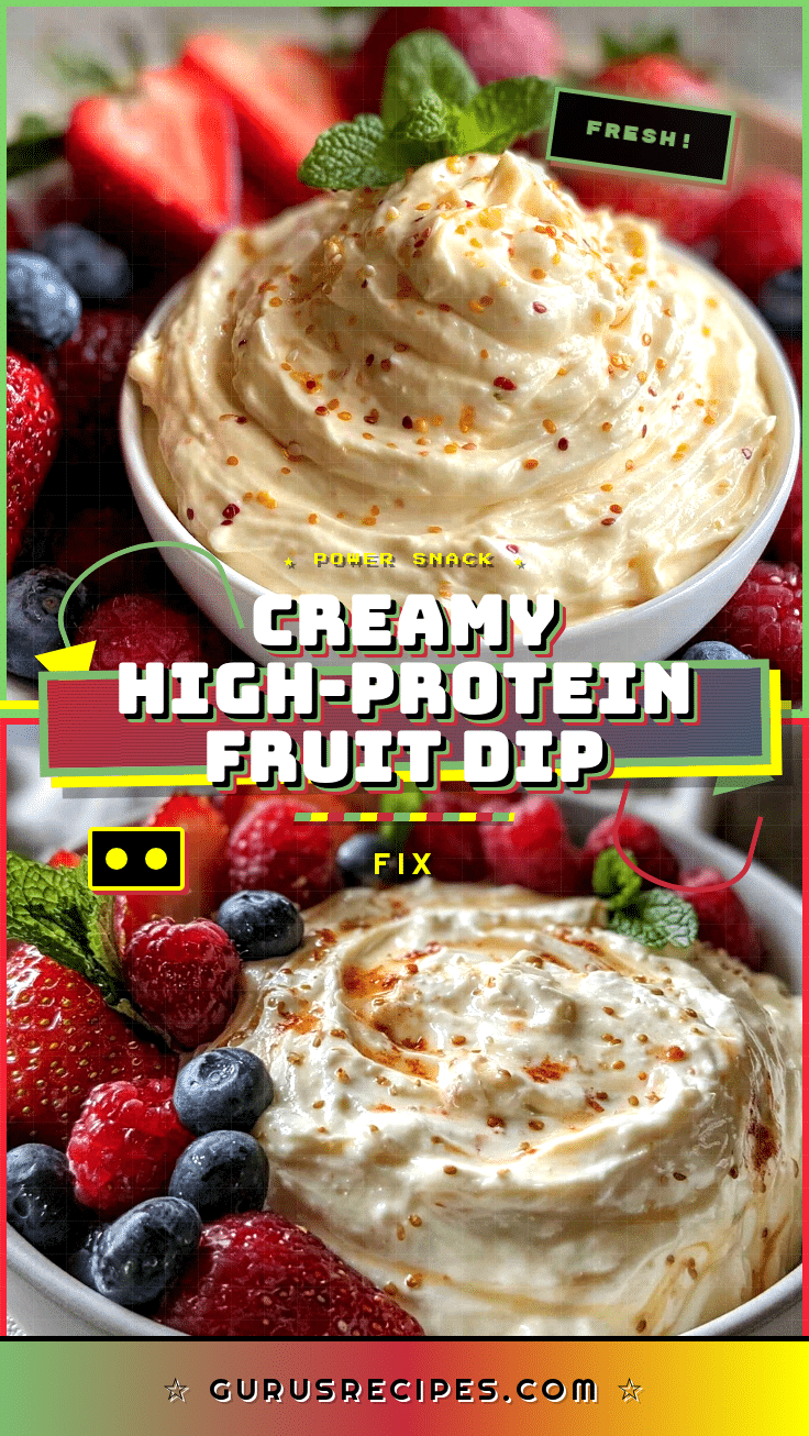 high-protein fruit dip recipe