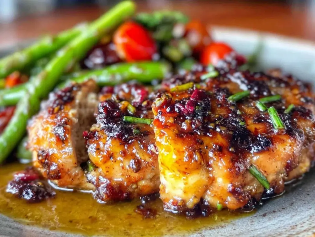 honey balsamic chicken - featured image
