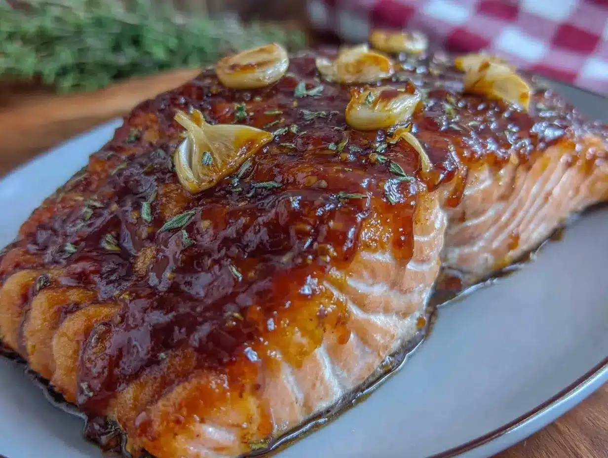 honey glazed salmon preparation steps