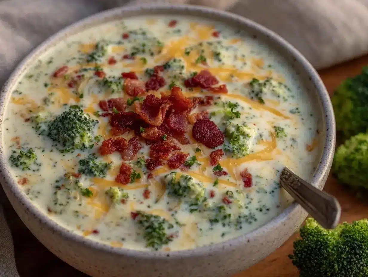 keto broccoli cheese soup preparation steps