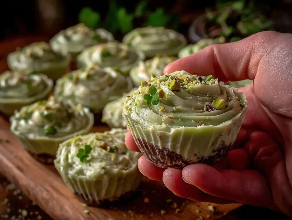 lucky green fudge cups - featured image