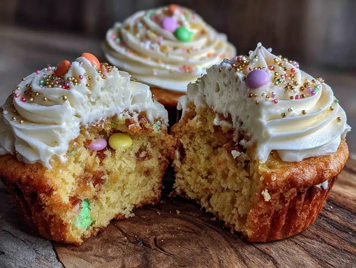 magical pot of gold cupcakes preparation steps