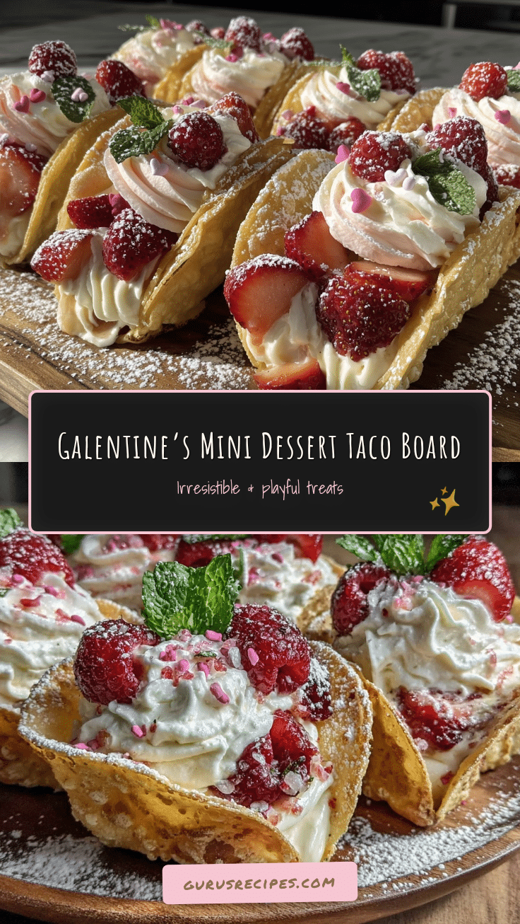 mini dessert taco board recipe