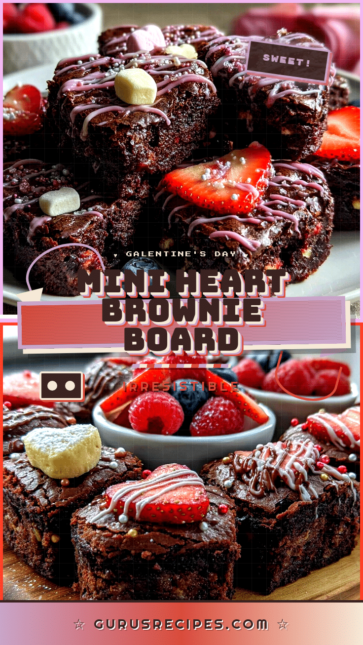 Mini Heart Brownie Board recipe