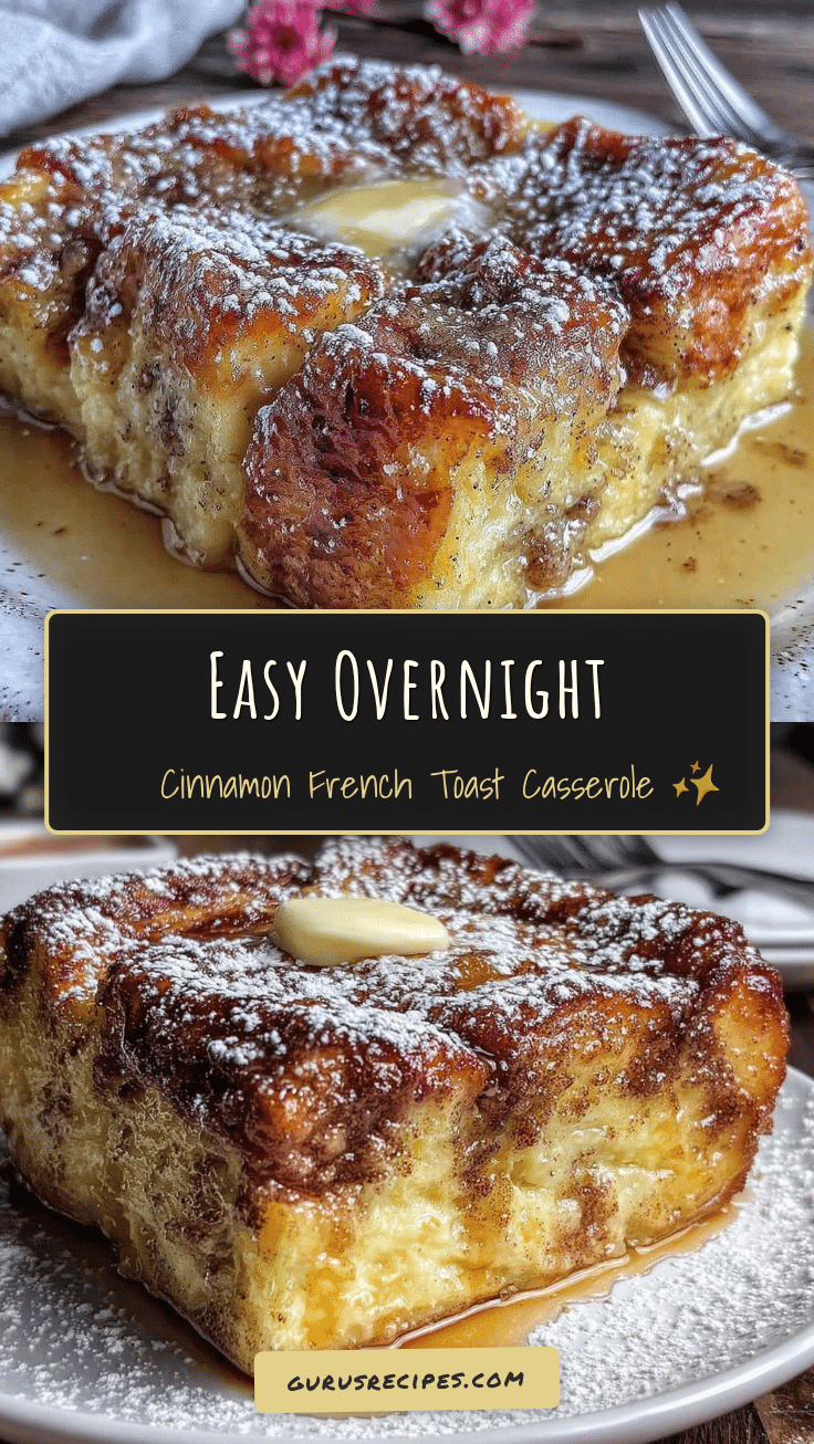 overnight french toast casserole recipe