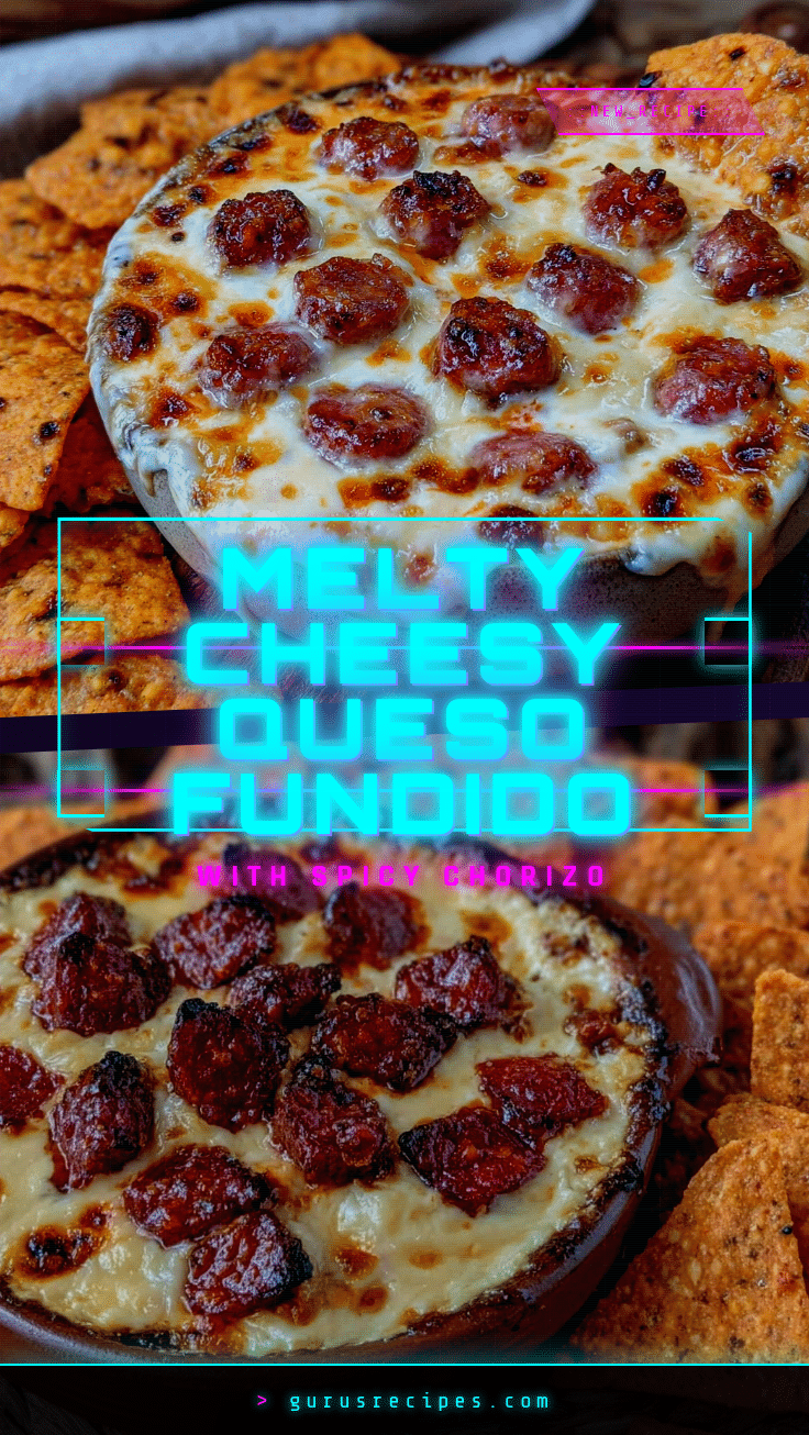 queso fundido with spicy chorizo recipe