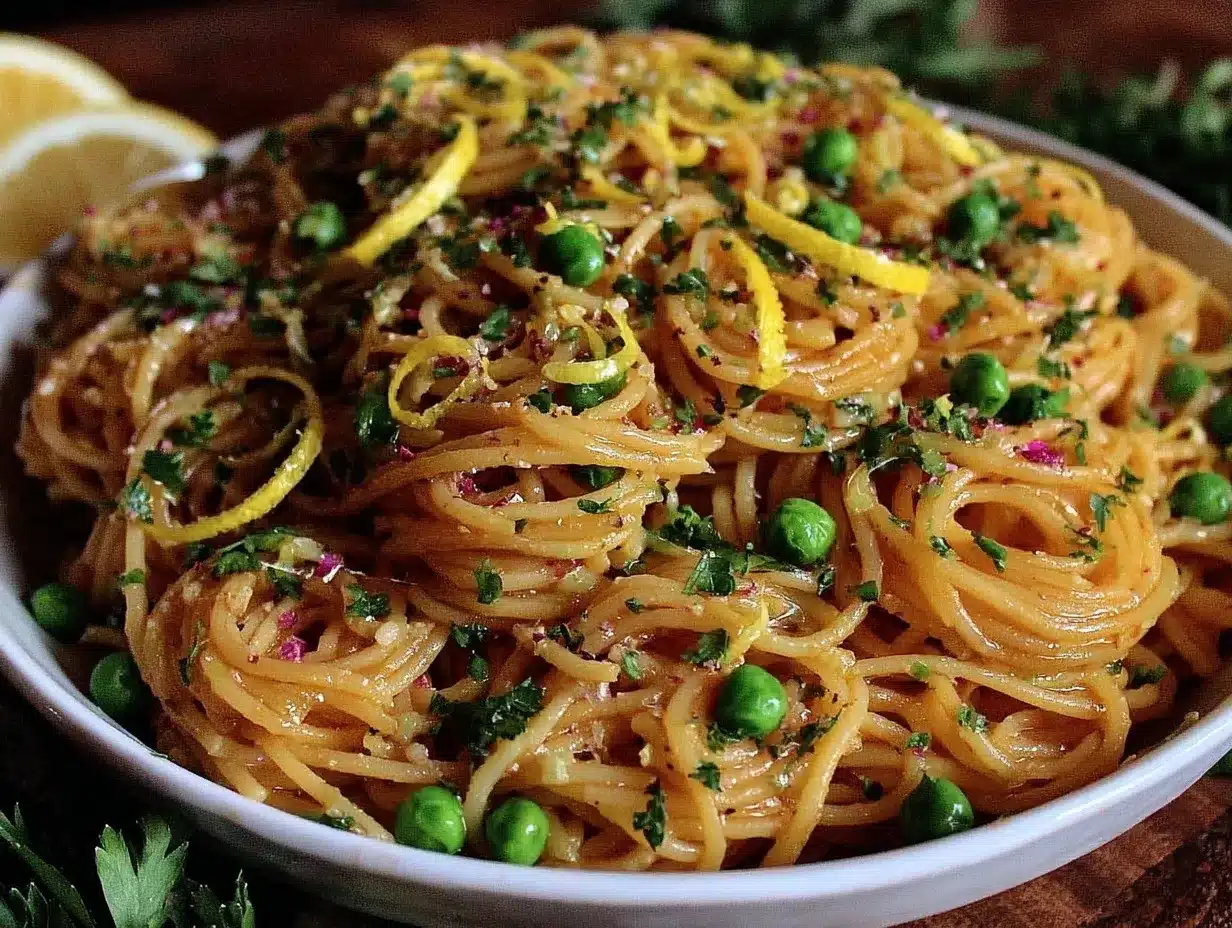 quick creamy lemon butter pasta preparation steps