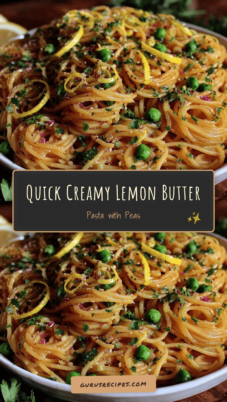 quick creamy lemon butter pasta recipe