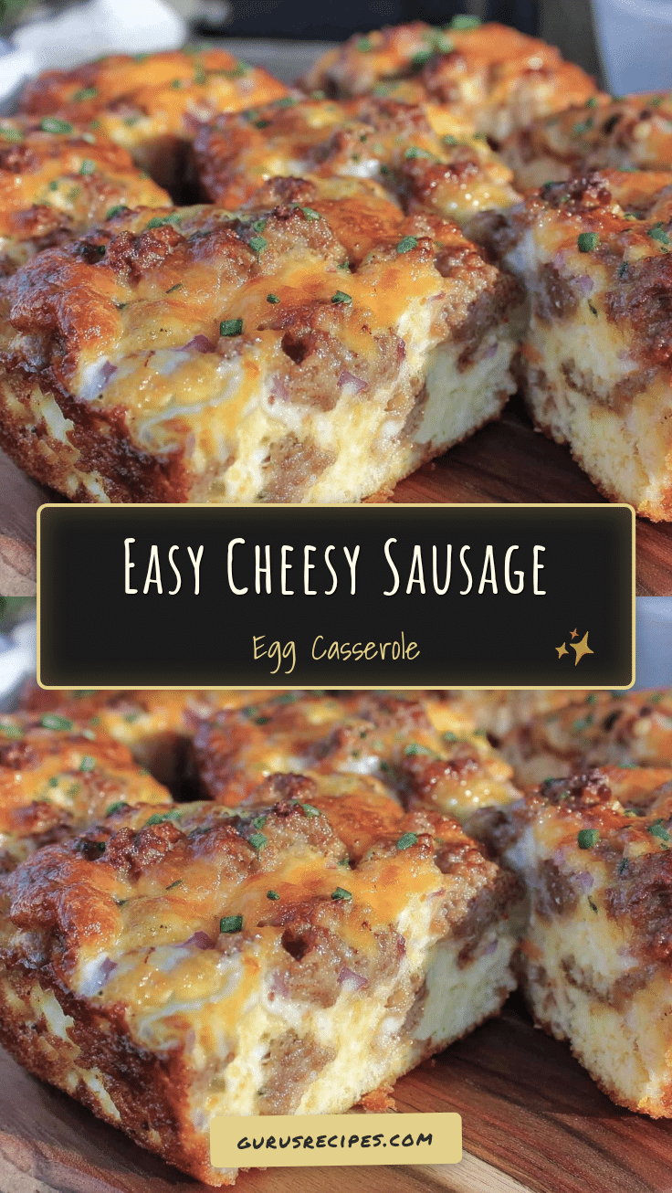 sausage egg and cheese breakfast casserole recipe