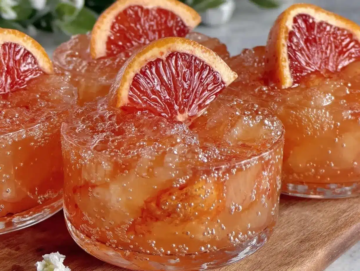 sparkling mimosa jello shots preparation steps