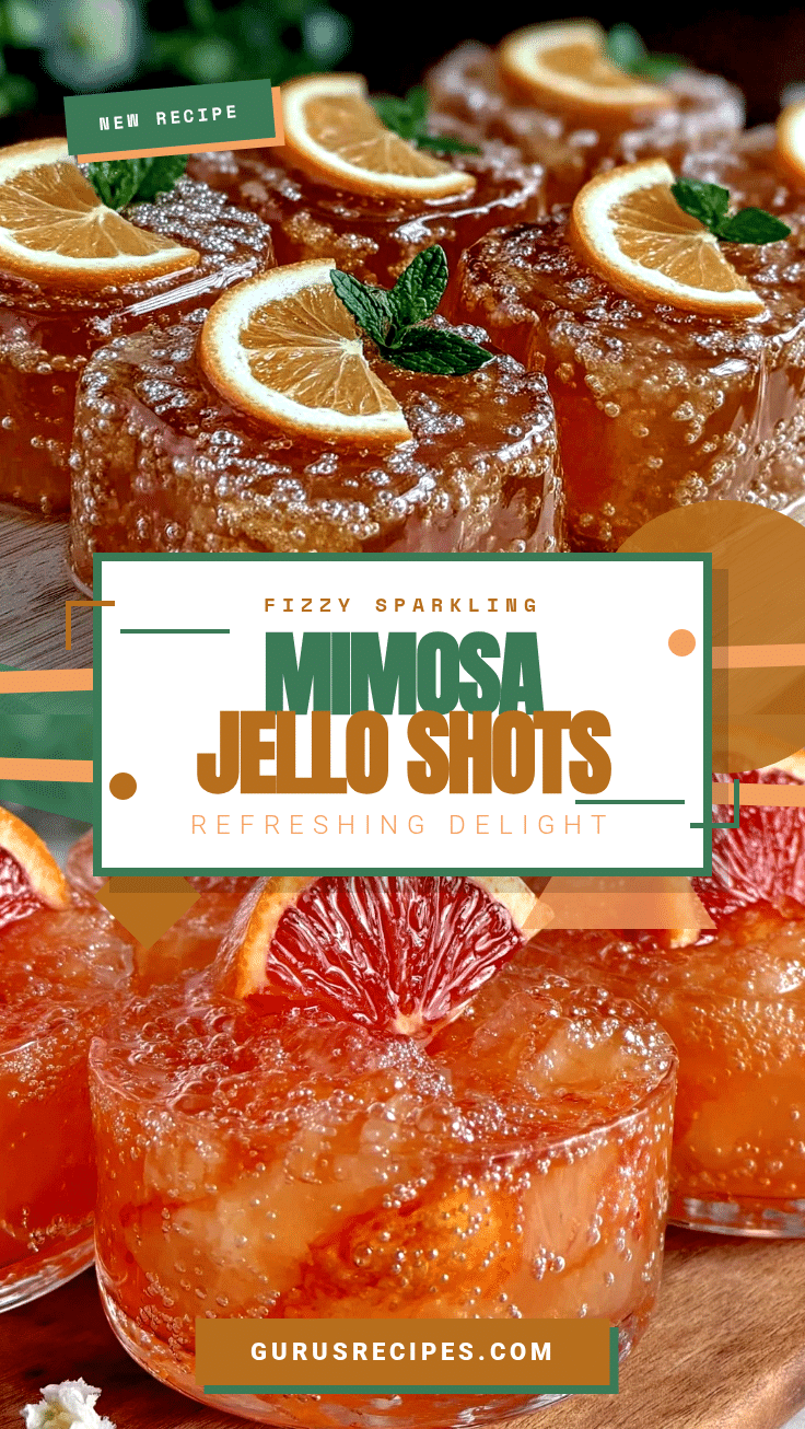 sparkling mimosa jello shots recipe