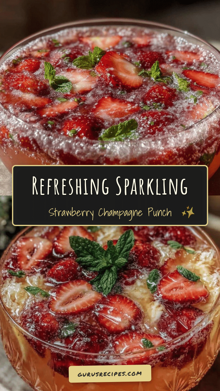 strawberry champagne punch recipe