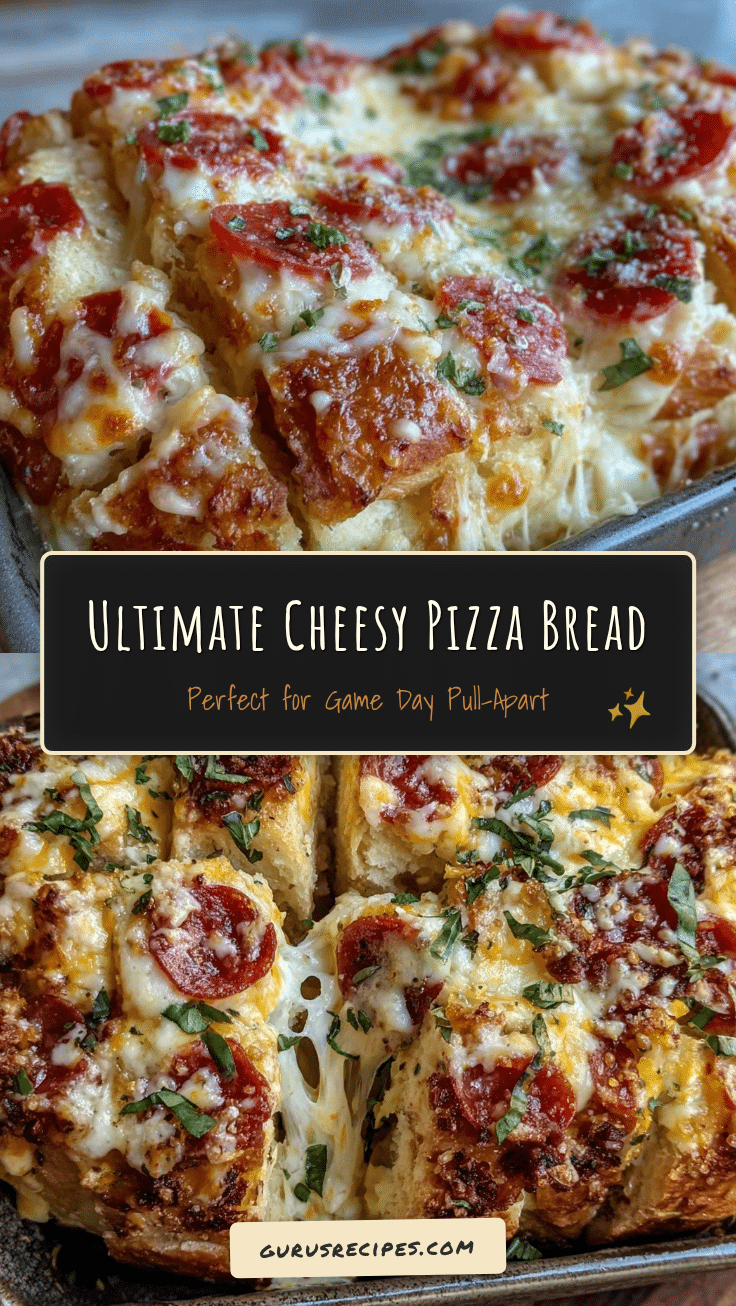 Super Bowl Pizza Pull-Apart Bread recipe