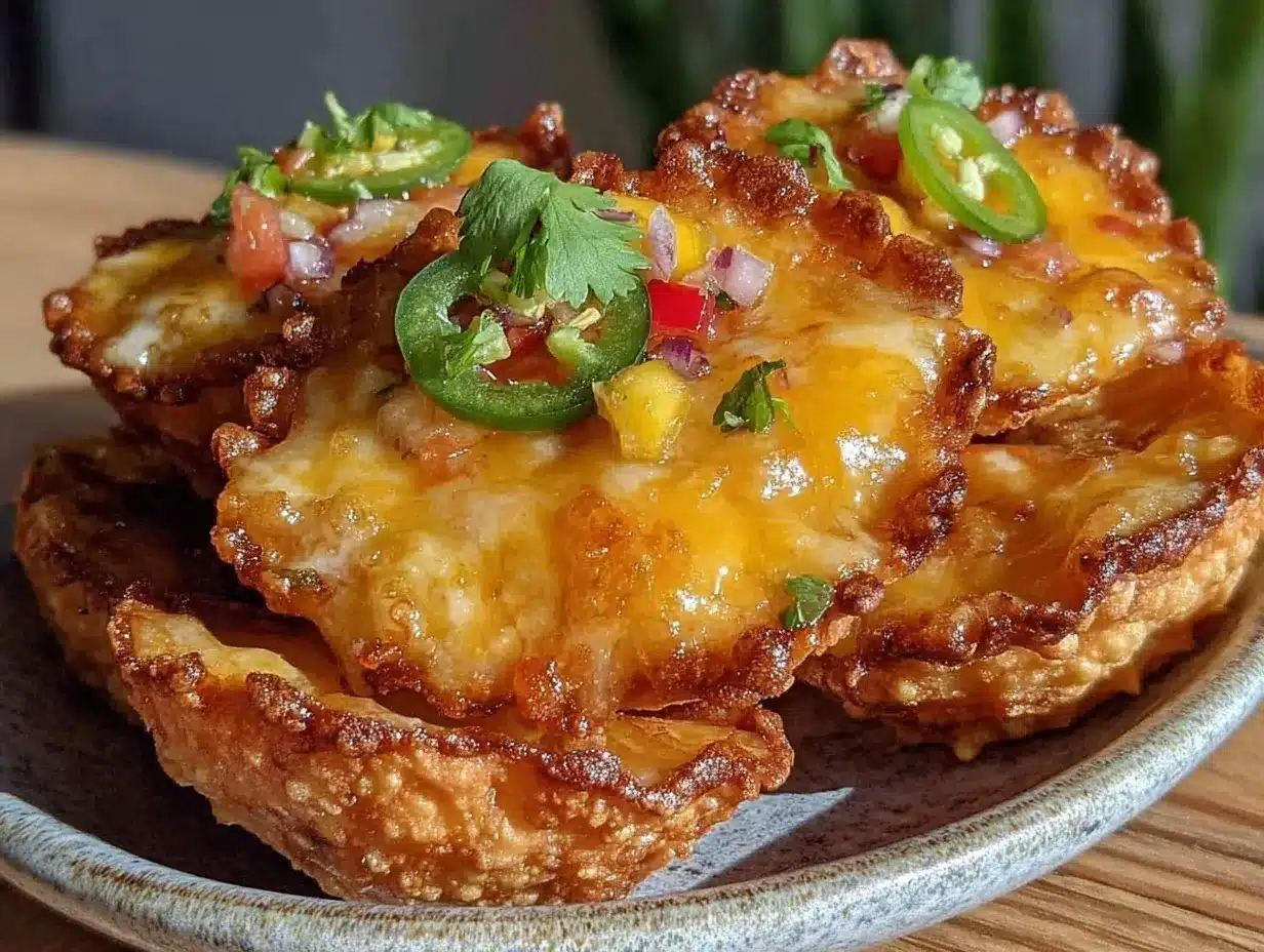 triple cheese nacho cups preparation steps