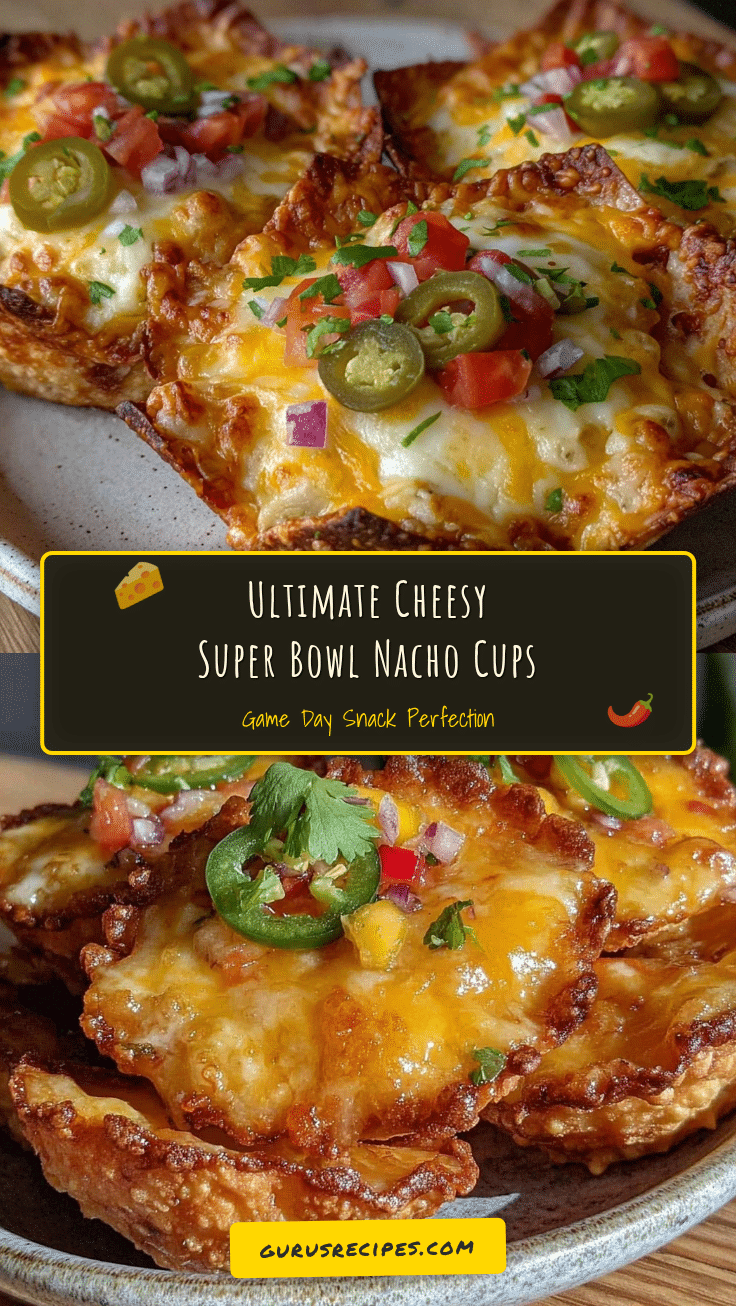 triple cheese nacho cups recipe