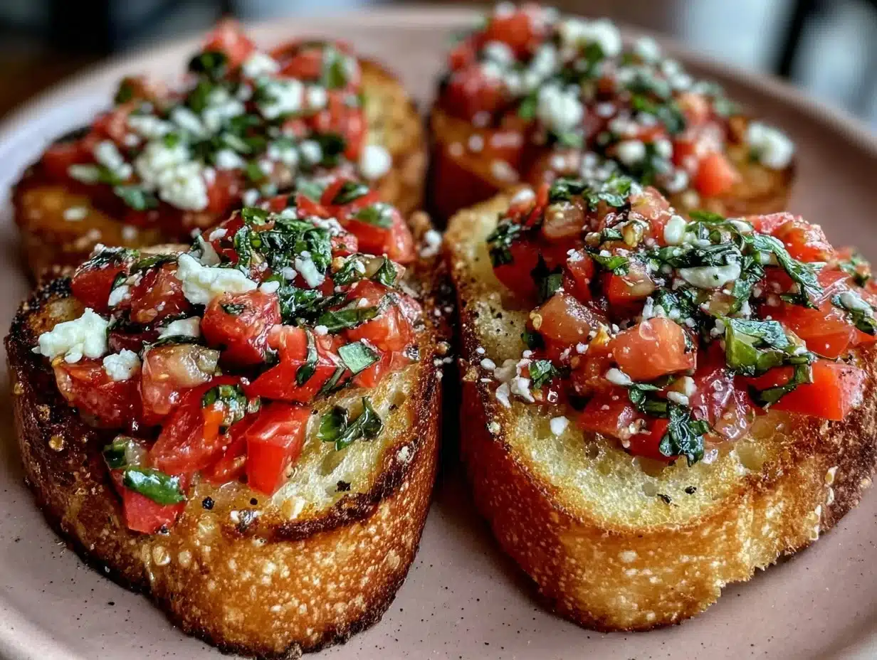 Valentine’s Heart-Shaped Bruschetta Recipe For Romantic Date Nights