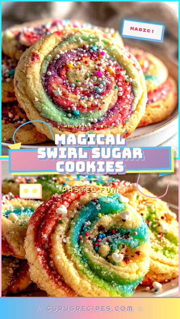Whoville Swirl Sugar Cookies recipe