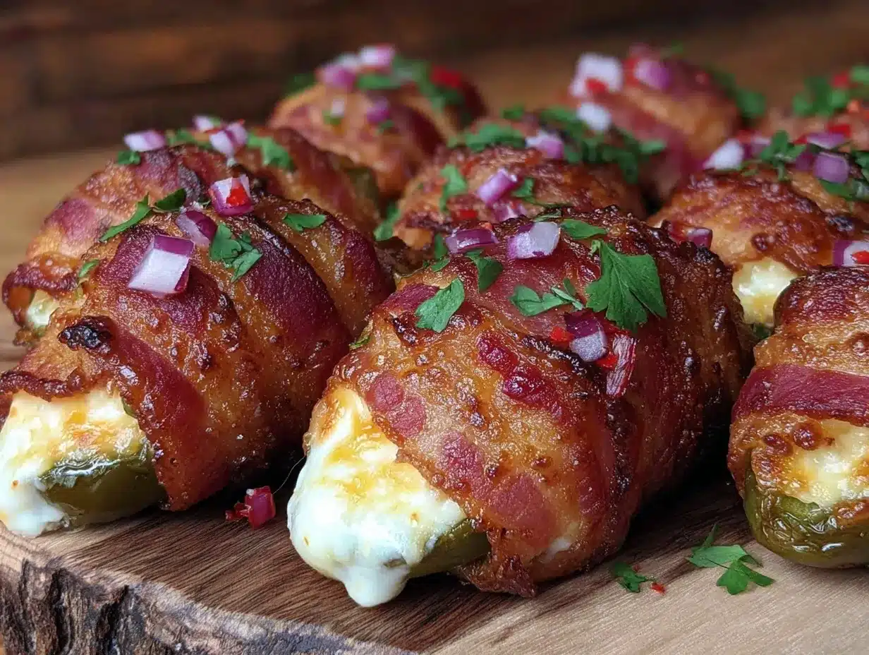 bacon-wrapped jalapeño poppers preparation steps