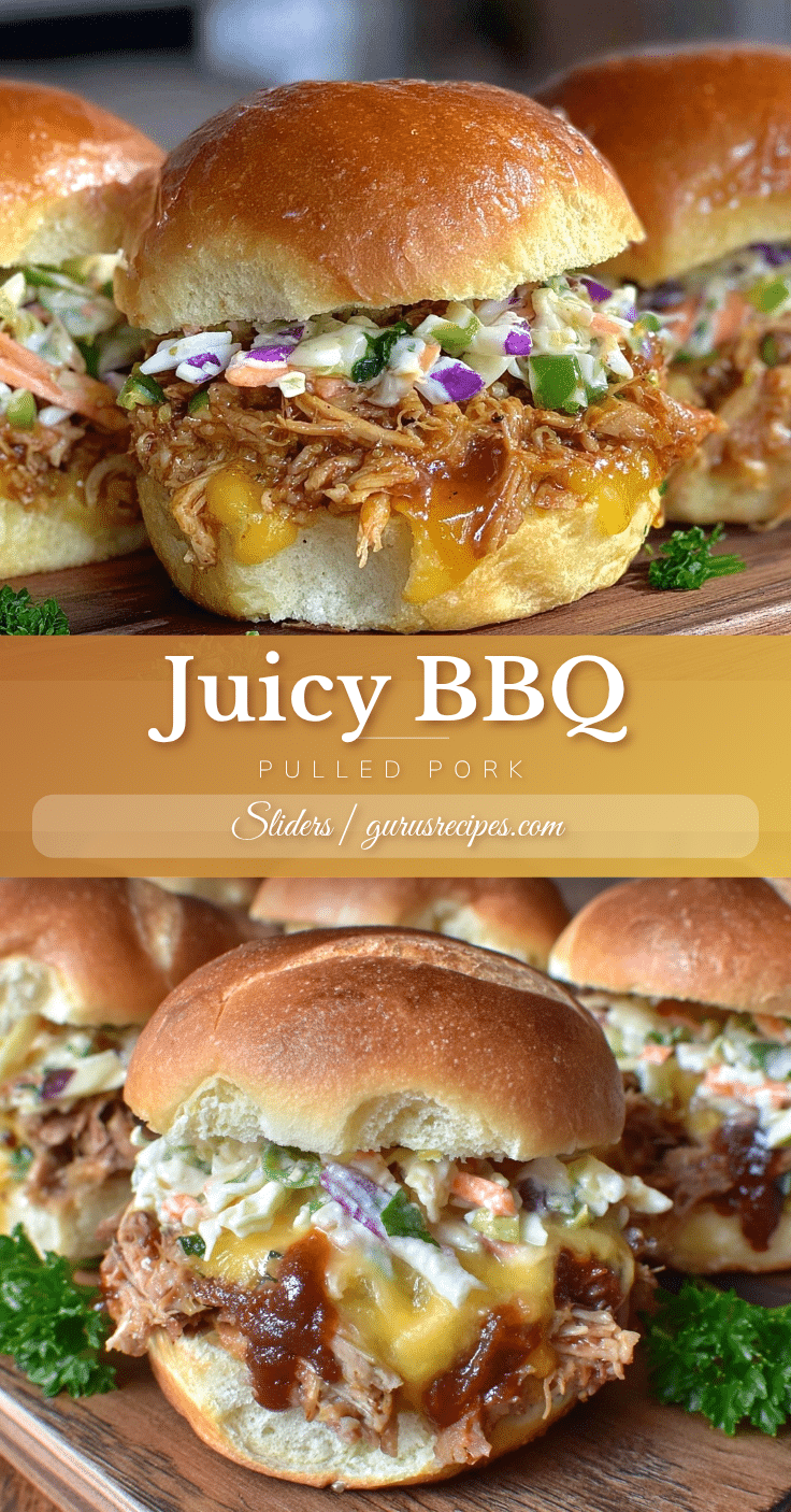 BBQ pulled pork sliders recipe