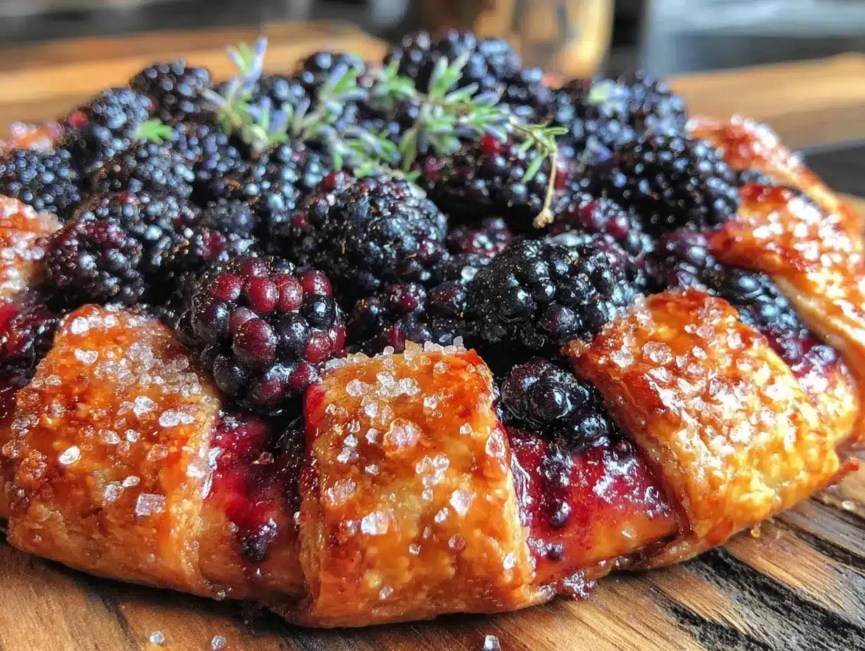 blackberry lavender galette preparation steps