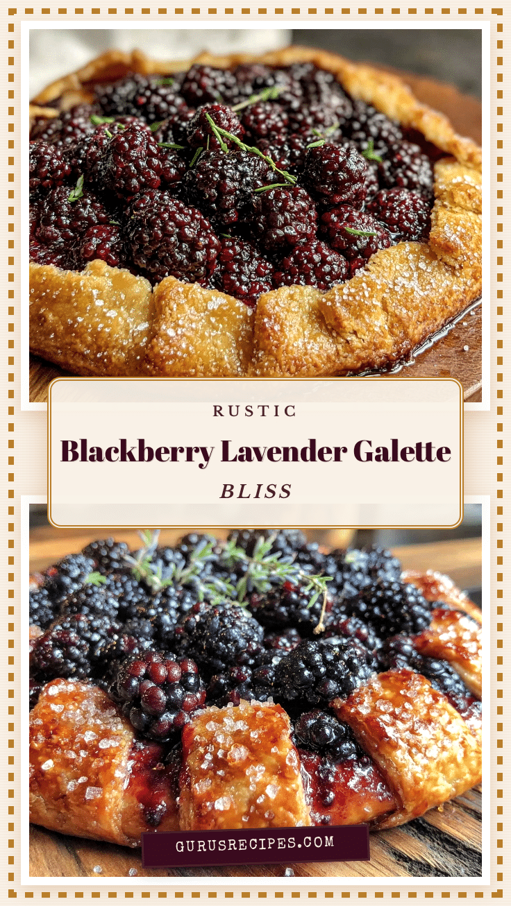 blackberry lavender galette recipe