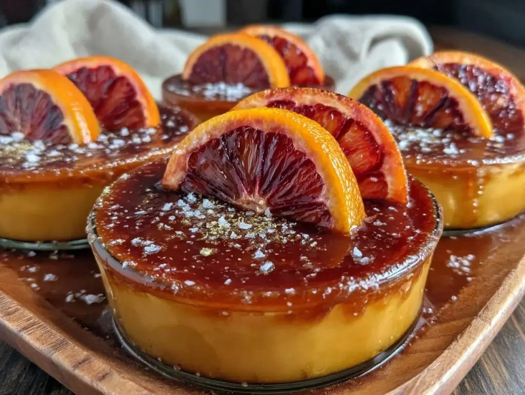 blood orange cardamom pots de crème - featured image